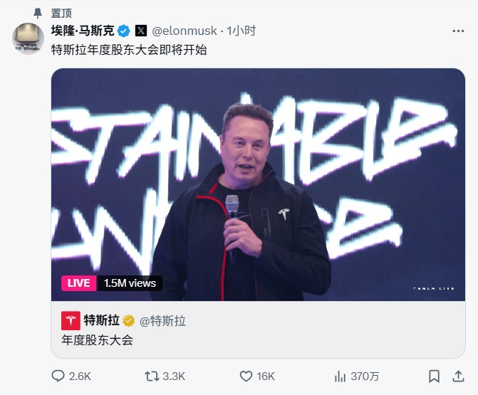 75%赞成！特斯拉股东同意马斯克天价薪酬(图1)