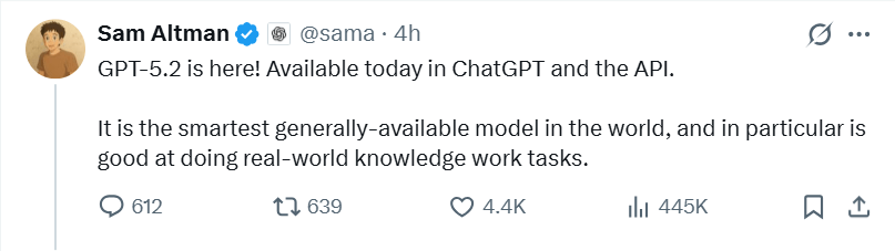 GPT-5.2技术升级引竞争白热化，OpenAI背水一战(图2)