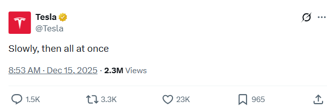 特斯拉无人驾驶测试升级 安全员下岗引资本博弈(图4)