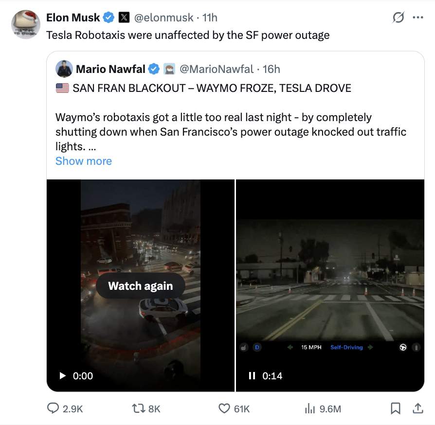 自动驾驶遇停电，Waymo系统崩溃引技术之争(图8)