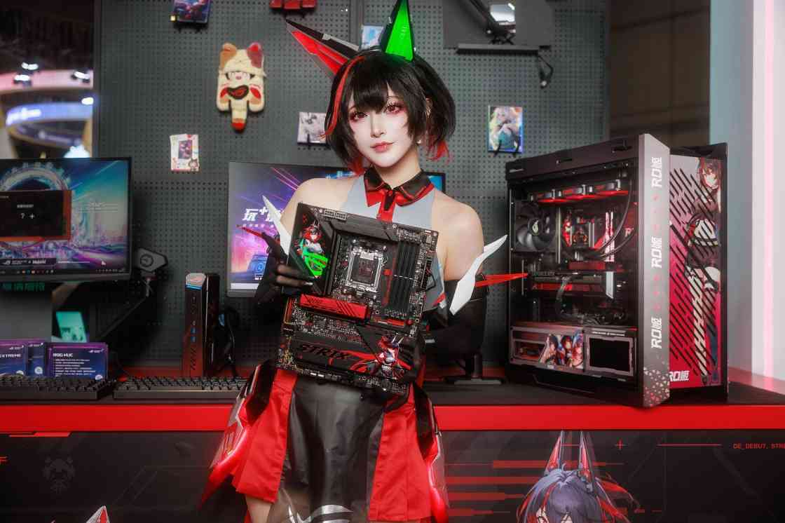 ROG玩+乐园亮相BW2025：初音未来联名主板震撼登场(图12)