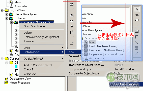图解Rational Rose结合SQL Server 2000建立数据库表