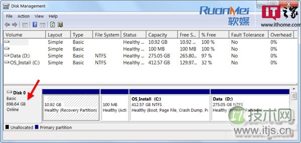 如何找回windows 7/windows 8电脑中缺失的硬盘空间？(图5)