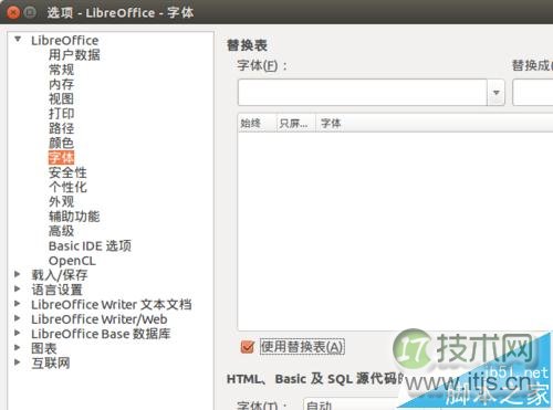 Ubuntu系统中LibreOffice怎么替换显示字体？(图5)