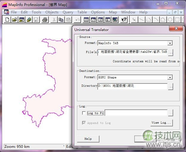 提取MapInfo地图数据中的空间到SQL Server 2008