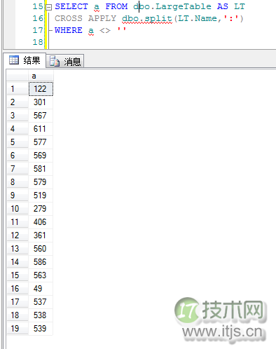 SQL Server中CROSS APPLY和OUTER APPLY的应用详解(图3) SQL Server中CROSS APPLY和OUTER APPLY的应用详解