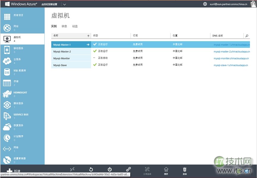Microsoft Azure部署MYSQL-MMM(1)安装MYSQL 