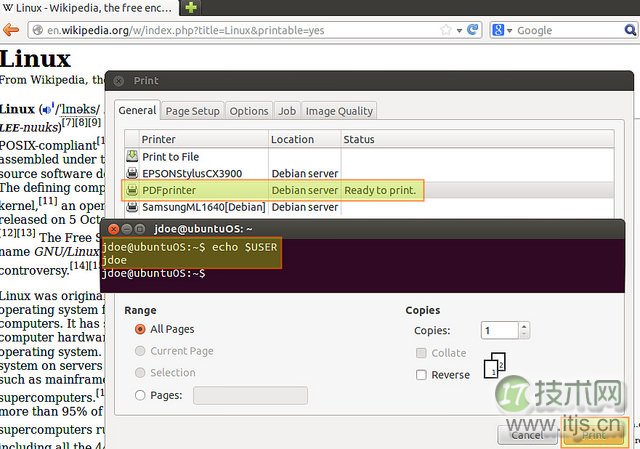 Linux桌面客户端访问网络打印机扫描仪完整配置指南(图12)