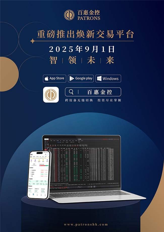 百惠金控推出焕新交易平台及APP 提升投资体验(图1)