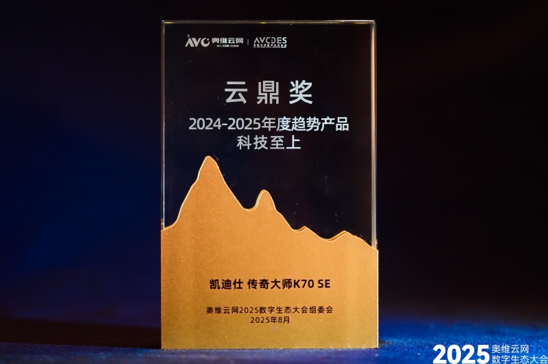 凯迪仕斩获奥维云网多项大奖，智能锁行业领军地位再获认可(图2)