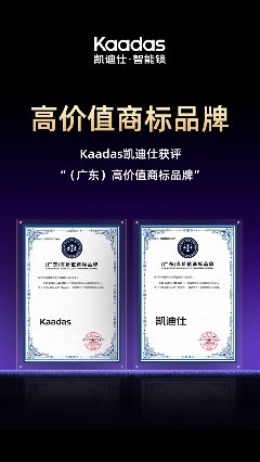 智能锁行业双商标荣膺广东高价值品牌荣誉(图1)