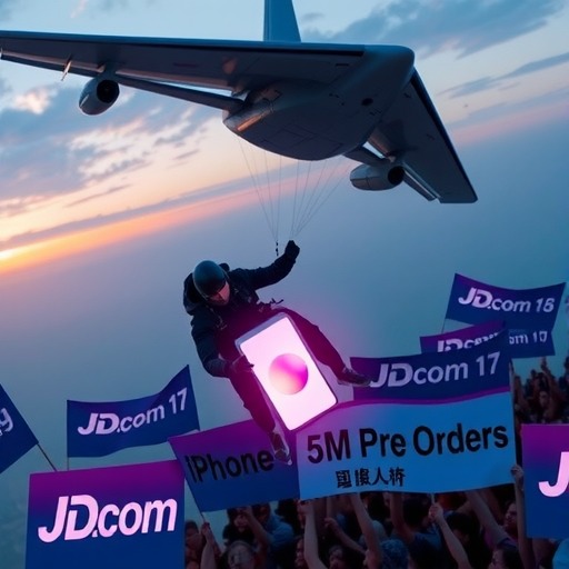 JDG Paraboy伞兵携iPhone 17专属福利空降京东 24小时预约破500万(图2)