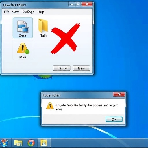 Windows 7资源管理器收藏夹无法打开如何修复？(图1)