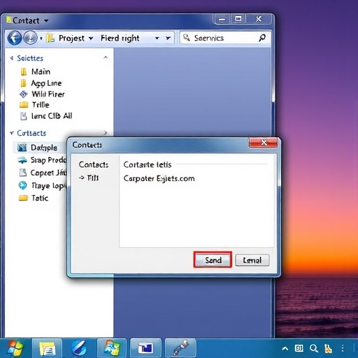 Windows7系统新建联系人教程,快速发送邮件指南(图2) Windows7系统新建联系人教程,快速发送邮件指南(图2)