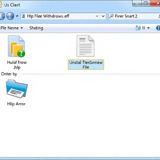 Windows7 不能打开.hlp文件问题解决(图1)