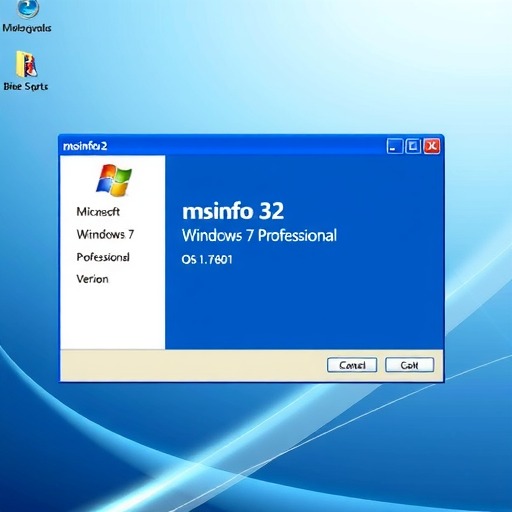 Windows7 用msinfo32查看版本号(图1)