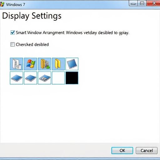 禁止windows 7窗口智能排列的方法(图1)