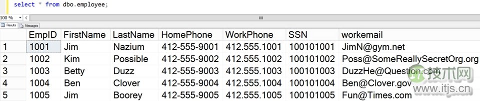 【SQL Server 2016动态数据屏蔽入门】Azure SQL 数据库V12版的动(图3) 【SQL Server 2016动态数据屏蔽入门】Azure SQL 数据库V12版的动(图3)