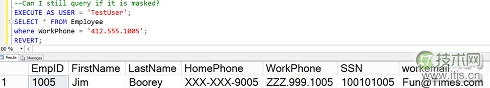 【SQL Server 2016动态数据屏蔽入门】配置动态数据屏蔽(图8) 【SQL Server 2016动态数据屏蔽入门】配置动态数据屏蔽(图8)