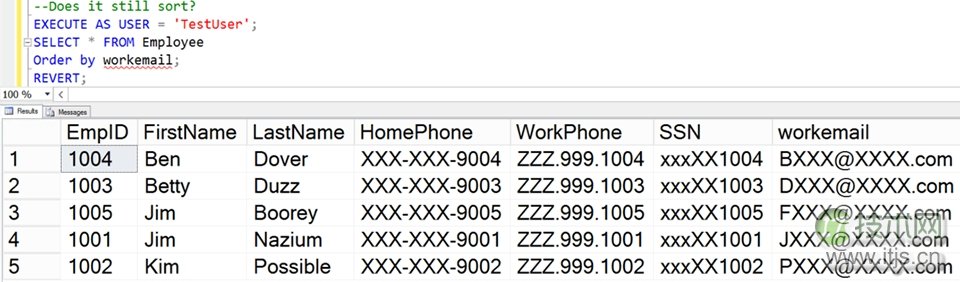 【SQL Server 2016动态数据屏蔽入门】配置动态数据屏蔽(图11) 【SQL Server 2016动态数据屏蔽入门】配置动态数据屏蔽(图11)
