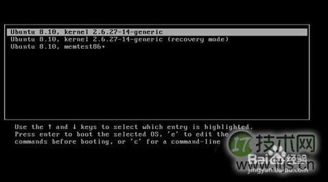 忘记Ubuntu密码如何通过Recovery Mode重置(图2)