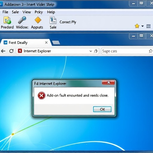 Windows 7 IE加载项故障修复指南及补丁安装(图2)