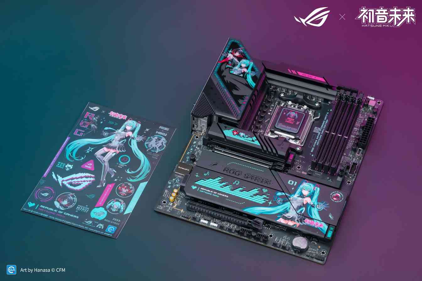 冲破次元壁 华硕X870E RO姬×初音未来版主板火热预约中(图5)