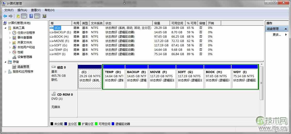 windows 7的100M隐藏分区完全解决方法(图4)