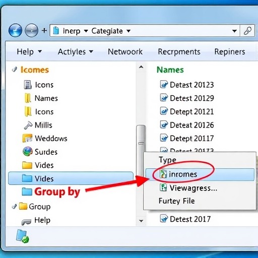 windows 7电脑磁盘文件如何以分组的方式展现附图(图1)