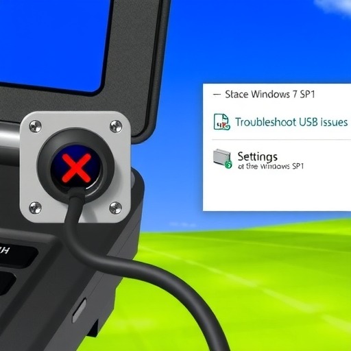 修复windows 7 SP1中USB无法识别即无法访问USB接口设备故障(图1)