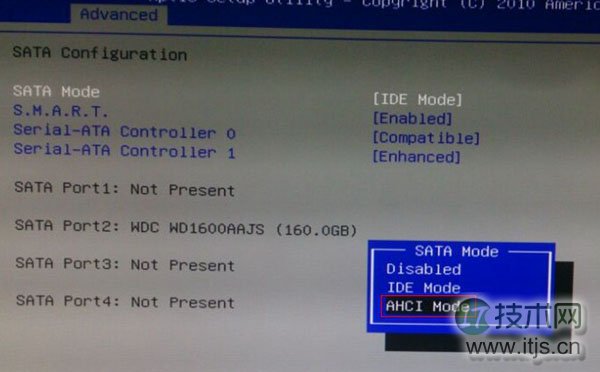 系统安装蓝屏问题排查:AHCI模式设置指南(图3) U极速U盘装Windows 7系统蓝屏怎么办 U极速u盘装Windows 7系统蓝屏解决办法