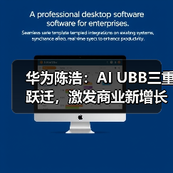 华为陈浩:AI UBB三重跃迁,激发商业新增长(图4) 华为陈浩:AI UBB三重跃迁,激发商业新增长(图4)