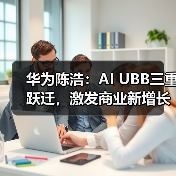 华为陈浩:AI UBB三重跃迁,激发商业新增长(图1) 华为陈浩:AI UBB三重跃迁,激发商业新增长(图1)