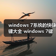 windows 7系统的快捷键大全 windows 7键盘快捷键汇总(图2) windows 7系统的快捷键大全 windows 7键盘快捷键汇总(图2)
