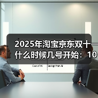 2025年淘宝京东双十一什么时候几号开始：10月15日开始携手开跑，31天低价接力到11月14日结束（图3）