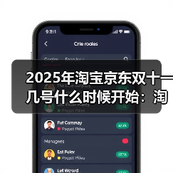 2025年淘宝京东双十一几号什么时候开始:淘宝京东10月15日开始同步开闸,超长狂欢到11月14日结束(图3) 2025年淘宝京东双十一几号什么时候开始:淘宝京东10月15日开始同步开闸,超长狂欢到11月14日结束(图3)