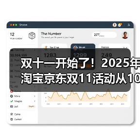 双十一开始了！2025年淘宝京东双11活动从10月22日开始至11月14日结束，附双11红包口令更新（图2）