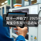 双十一开始了！2025年淘宝京东双11活动从10月22日开始至11月14日结束，附双11红包口令更新（图1）