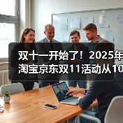 双十一开始了！2025年淘宝京东双11活动从10月22日开始至11月14日结束，附双11红包口令更新（图4）