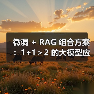 微调 + RAG 组合方案:1+1>2 的大模型应用技巧(图1) 微调 + RAG 组合方案:1+1>2 的大模型应用技巧(图1)