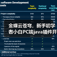 金蝶云苍穹，新手初学者小白PC端java插件开发教学示例（图1）