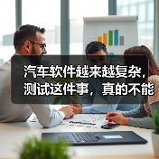 汽车软件越来越复杂,测试这件事,真的不能再“靠人扛”了!(图3) 汽车软件越来越复杂,测试这件事,真的不能再“靠人扛”了!(图3)