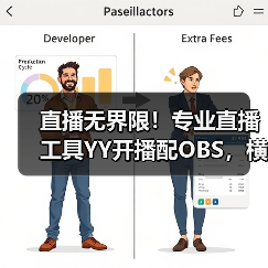 直播无界限!专业直播工具YY开播配OBS,横屏竖屏随心换美颜依旧(图2) 直播无界限!专业直播工具YY开播配OBS,横屏竖屏随心换美颜依旧(图2)