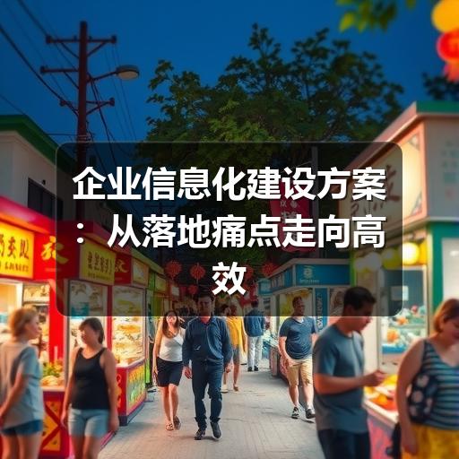 企业信息化建设如何避免系统割裂?系统工程思维是关键(图2) 企业信息化建设方案:从落地痛点走向高效协同的实践路径