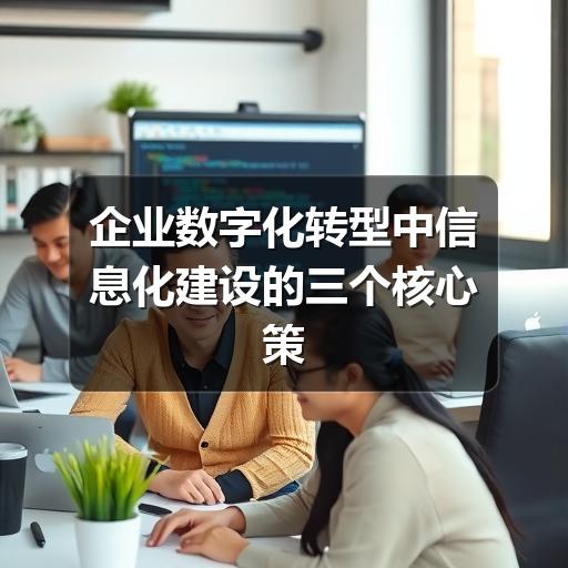 企业信息化建设如何从成本中心变为价值引擎?(图3) 企业数字化转型中信息化建设的三个核心策略