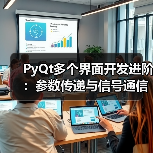 PyQt多个界面开发进阶:参数传递与信号通信技巧(图1) PyQt多个界面开发进阶:参数传递与信号通信技巧(图1)