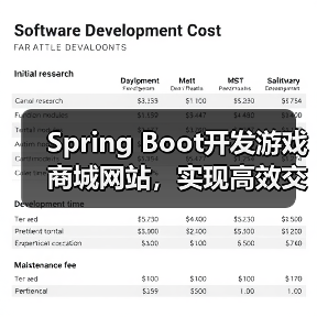Spring Boot开发游戏商城网站,实现高效交易与管理(图1) Spring Boot开发游戏商城网站,实现高效交易与管理(图1)
