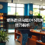 矩阵路径问题DFS回溯技巧解析(图1) 矩阵路径问题DFS回溯技巧解析(图1)