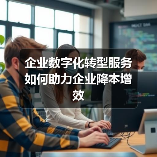 企业数字化转型服务如何助力企业降本增效与创新突破(图2) 企业数字化转型服务如何助力企业降本增效与创新突破