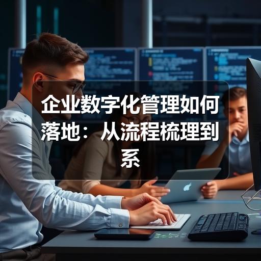 企业数字化管理如何落地:从流程梳理到系统协同(图2) 企业数字化管理如何落地:从流程梳理到系统协同